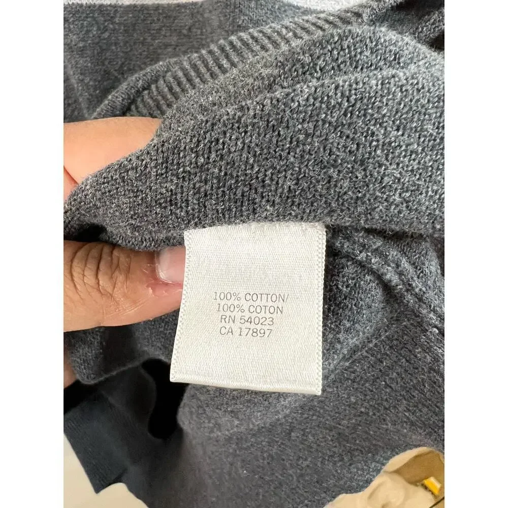 Banana Republic Mens Grey Pullover Sweater Size Large